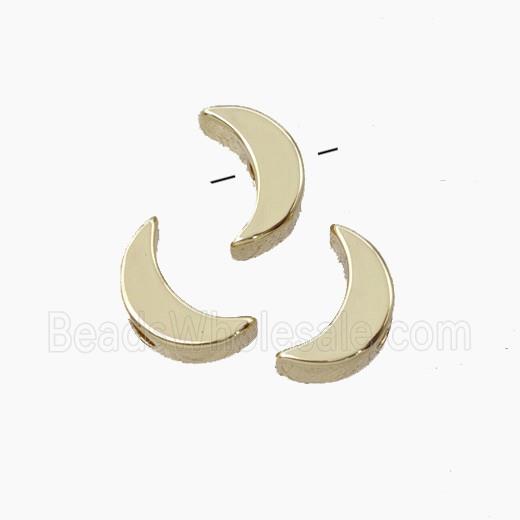 Copper Moon Beads Gold Plated