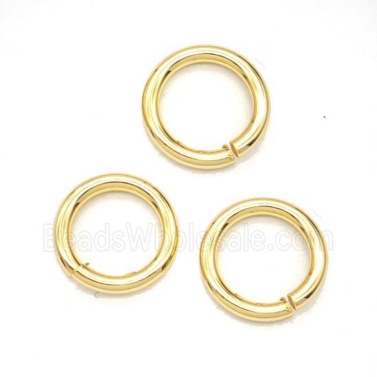 Copper Jumprings Gold Plated