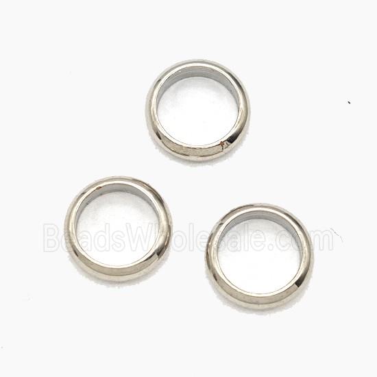 Copper Jumprings Platinum Plated