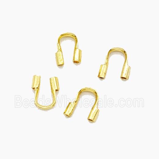 Copper Wire Thimble Protectors U-Shapes Guardian Gold Plated
