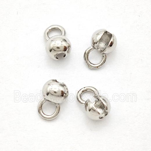 Copper Beadtips For Ballchain Platinum Plated
