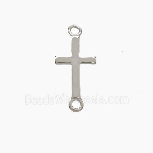 Copper Cross Connector Platinum Plated
