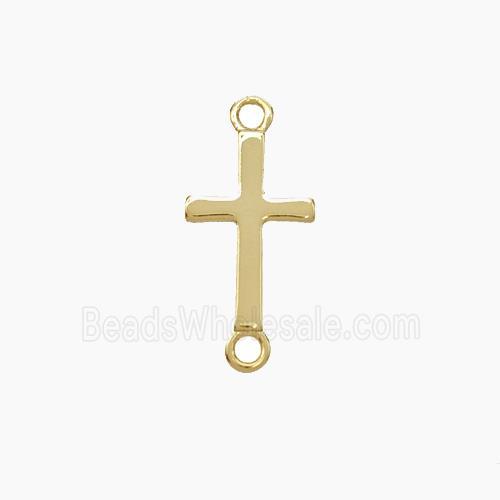 Copper Cross Connector Gold Plated