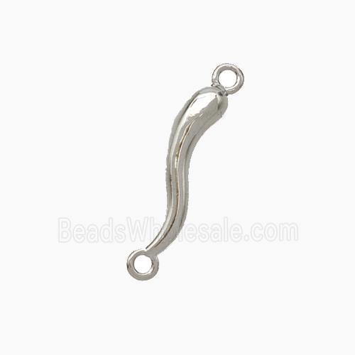 Copper Chili Connector Platinum Plated