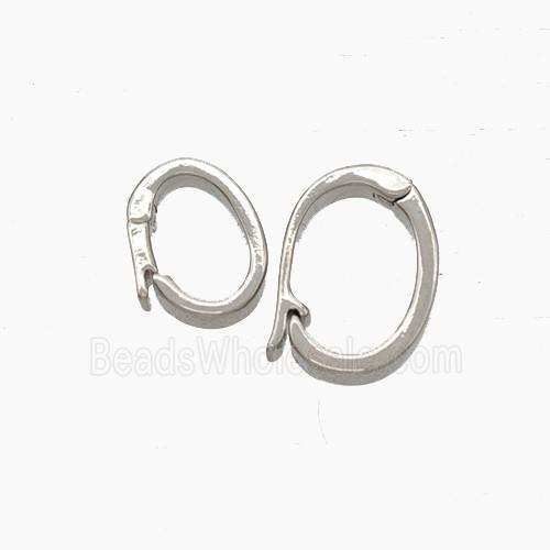 Copper Clasp Platinum Plated
