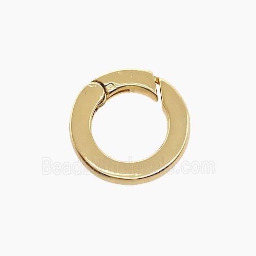 Copper Carabiner Clasp 18K Gold Plated