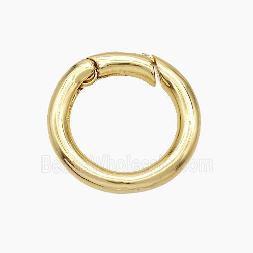Copper Carabiner Clasp 18K Gold Plated