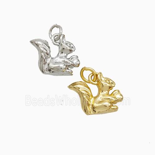 Copper Squirrel Pendant Mixed