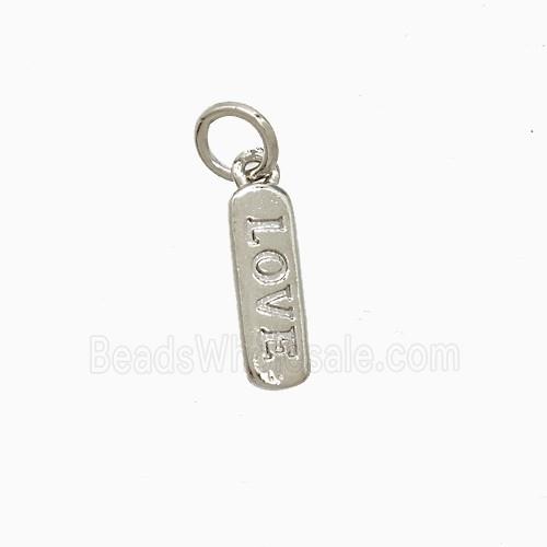Copper Pendant Pave Zircon, Gold Plated