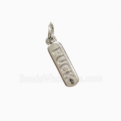 Copper Pendant Pave Zircon, Gold Plated