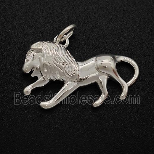 Copper Pendant Pave Zircon, Gold Plated