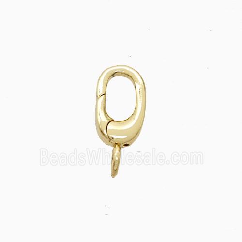 Copper Clasp, Gold Plated