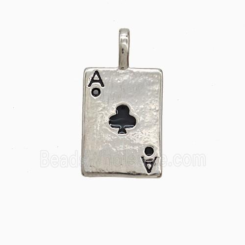 Enamel Copper Pendant, Gold Plated