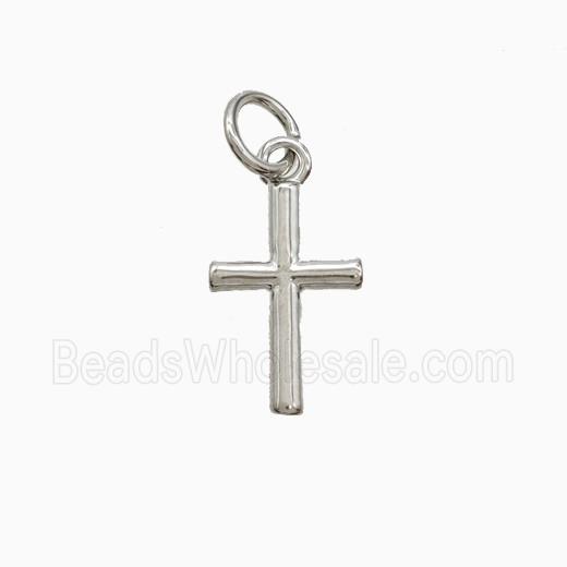 Copper Pendant Pave Zircon, Gold Plated