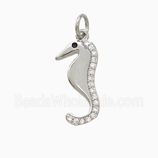 Copper Pendant Pave Zircon, Gold Plated