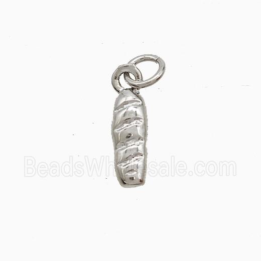 Copper Pendant Pave Zircon, Gold Plated
