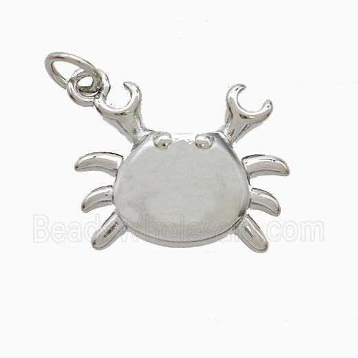 Copper Pendant Pave Zircon, Gold Plated