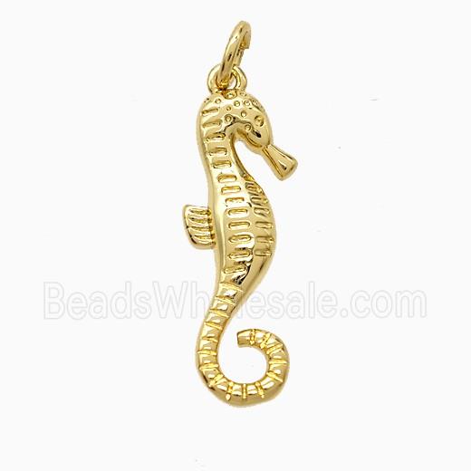 Copper Pendant Pave Zircon, Gold Plated