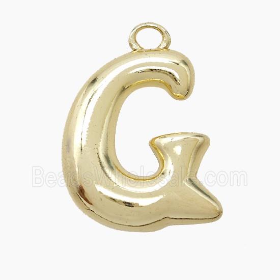 Copper Letter-G Pendant Gold Plated