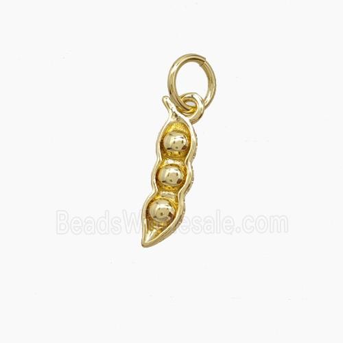 Copper Peas Pendant Gold Plated