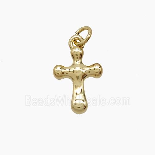 Copper Cross Pendant Gold Plated