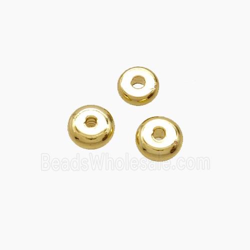 Copper Heishi Beads Gold Plated
