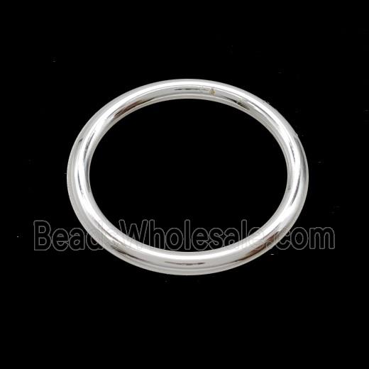 Copper JumpRings Connector Shiny Silver