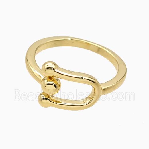 Copper Rings 18K Gold Plated
