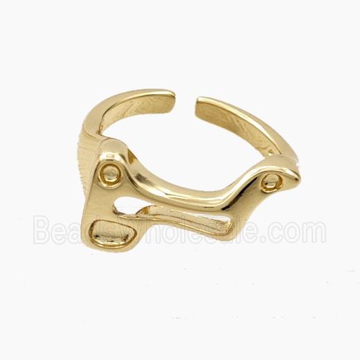 Copper Rings Gold Plated