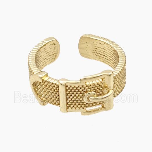 Copper Belt Rings Gold Plated