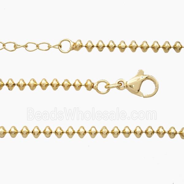 Copper Necklace Chain Gold Plated