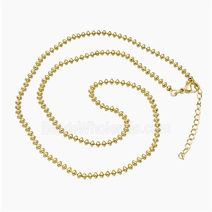 Copper Necklace Chain Gold Plated