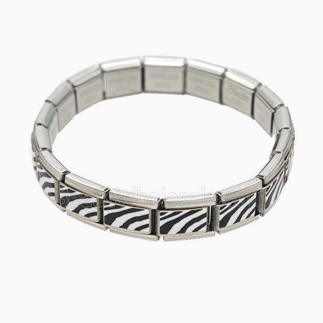 Raw Stainless Steel Module Bracelet