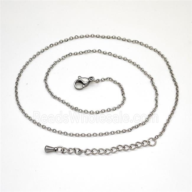Row Stainless Steel Necklace Chain