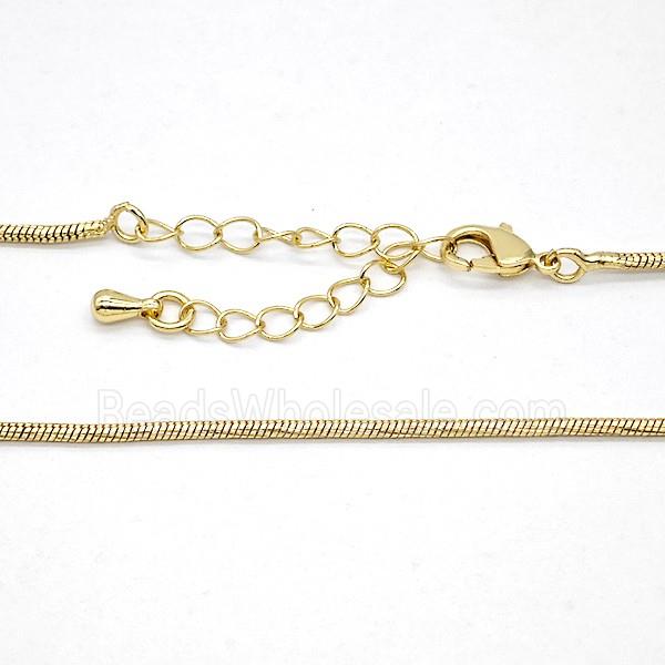 Copper Necklace Chain Gold Plated