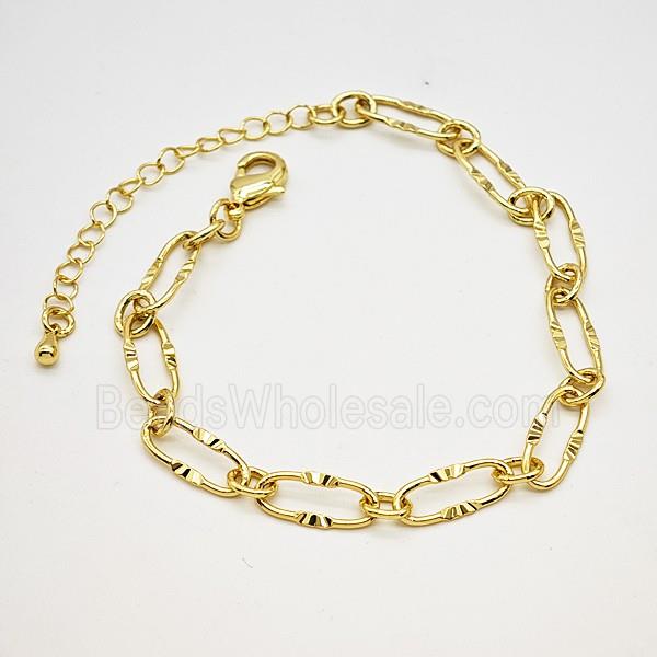 Copper Bracelets Chain Gold Plated