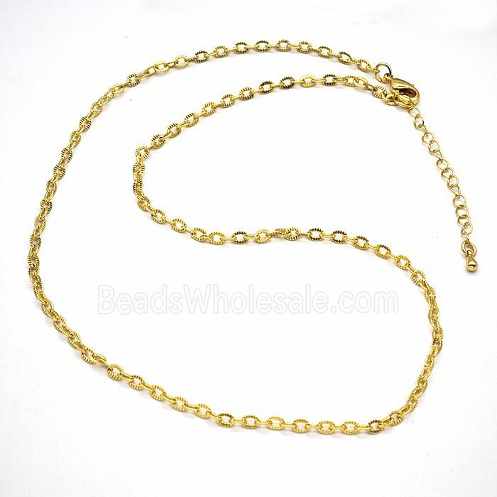 Copper Necklace Chain Gold Plated