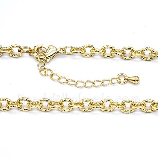 Copper Necklace Chain Gold Plated