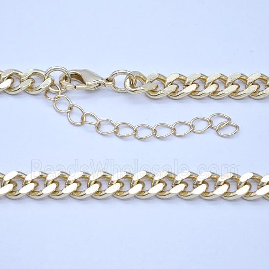 Copper Necklace Chain Gold Plated