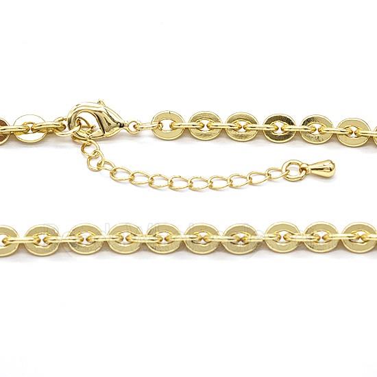 Copper Necklace Chain Gold Plated