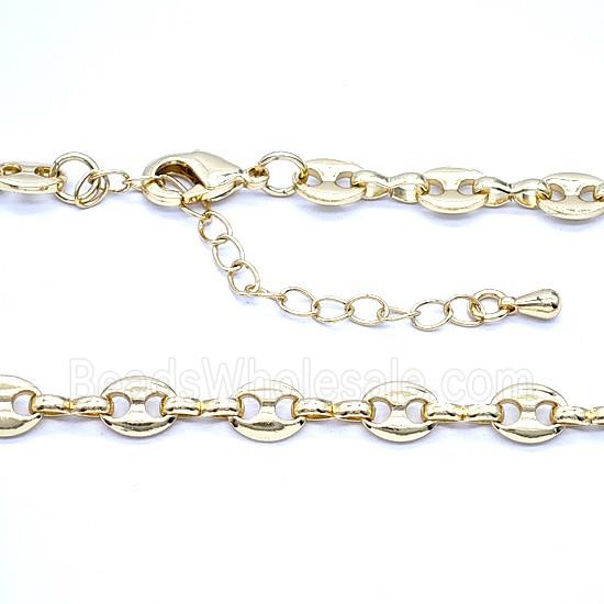 Copper Necklace Chain Gold Plated