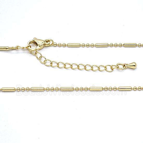 Copper Necklace Chain Gold Plated
