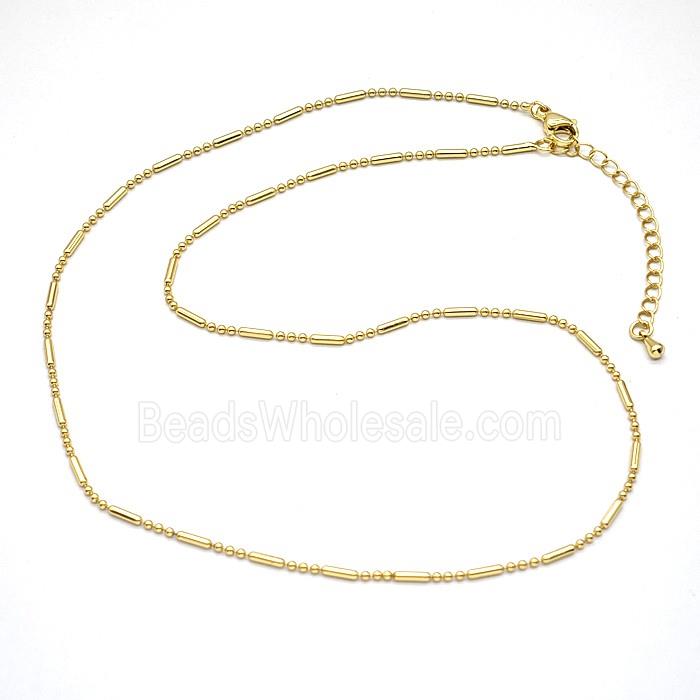 Copper Necklace Chain Gold Plated