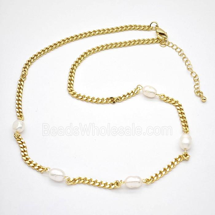 Copper Necklace Chain Gold Plated