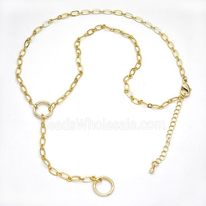 Copper Necklace Chain Gold Plated