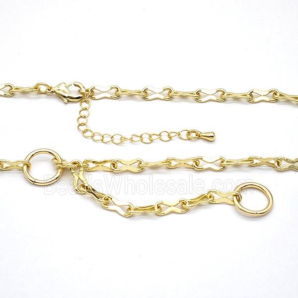 Copper Necklace Chain Gold Plated