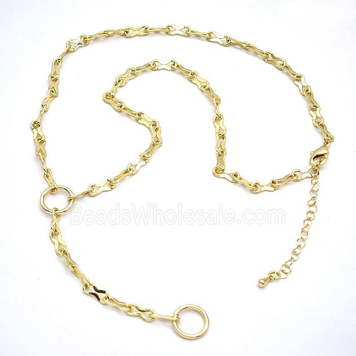 Copper Necklace Chain Gold Plated