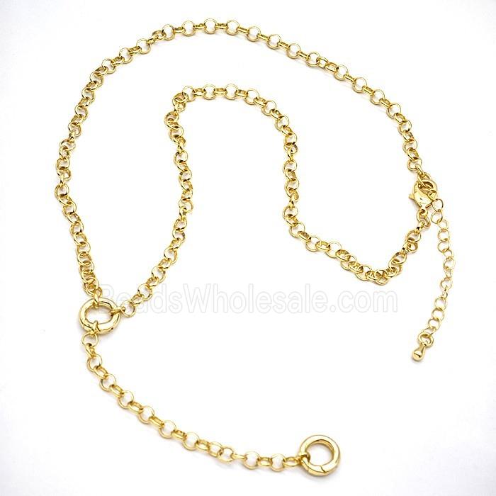 Copper Necklace Chain Gold Plated