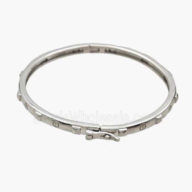 Copper Bangles Platinum Plated
