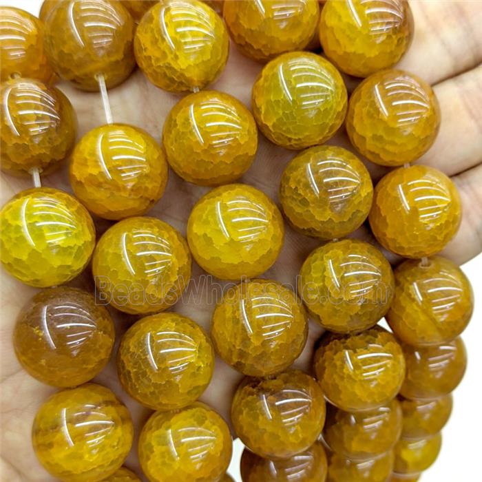 Natural Agate Beads Dye Smooth Round